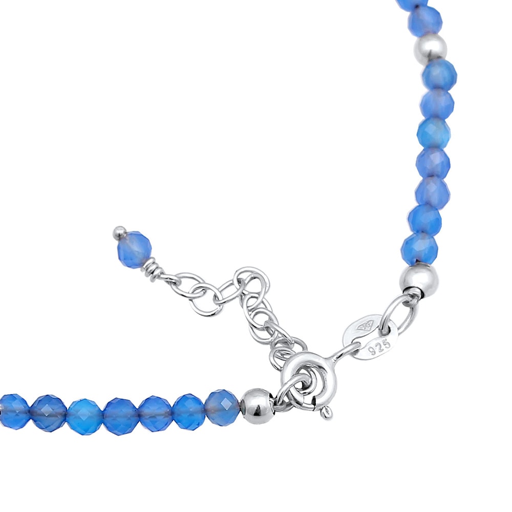 Elli Elli Bracelet de Cheville Femmes bracelet de cheville été plage avec agate perles Bijoux