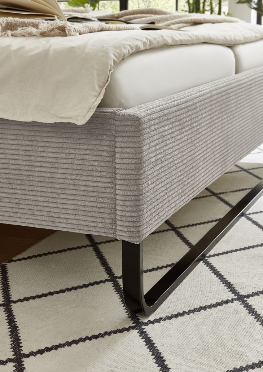 Polsterbett Swing Poso taupe 180 x 200 cm