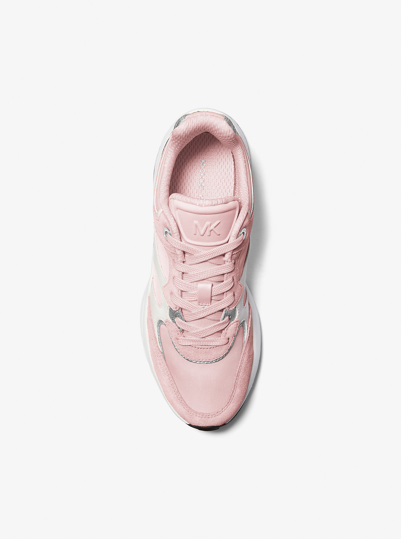 Riley Mixed-Media Trainer – SMOKEY ROSE