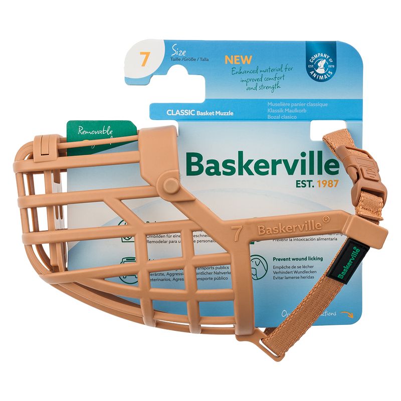 Baskerville Klassik Maulkorb, beige zu TOP-Preisen