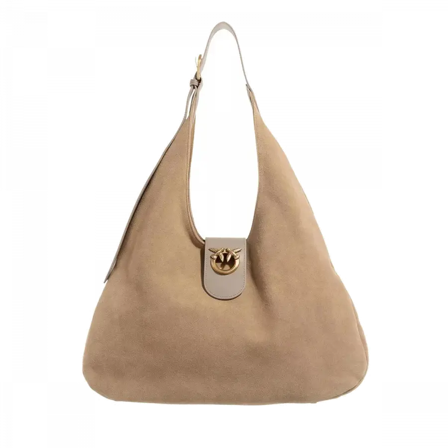 Pinko - Pinko Shoulder Bags Baumwolle Brown - braun