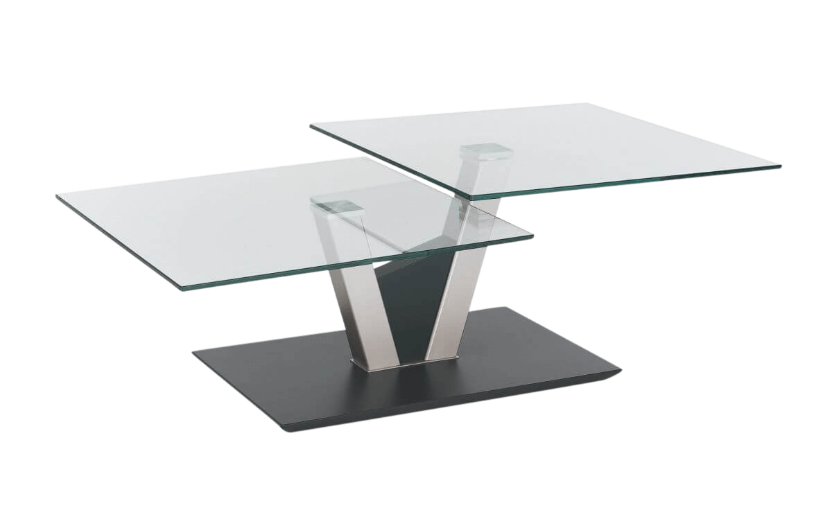 Couchtisch 1019 Glas klar 65 cm