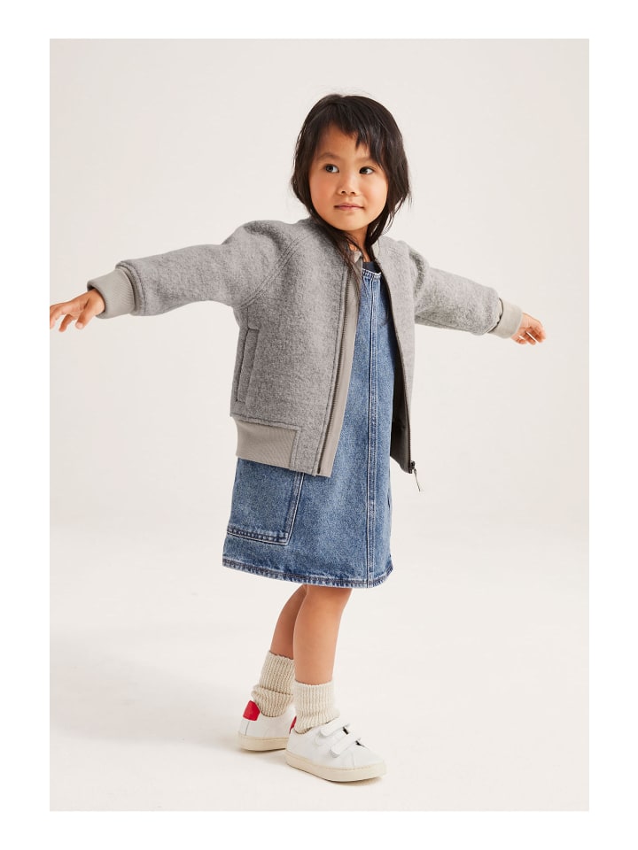 Hessnatur Denim Kleid Regular in light blue günstig kaufen 134/140