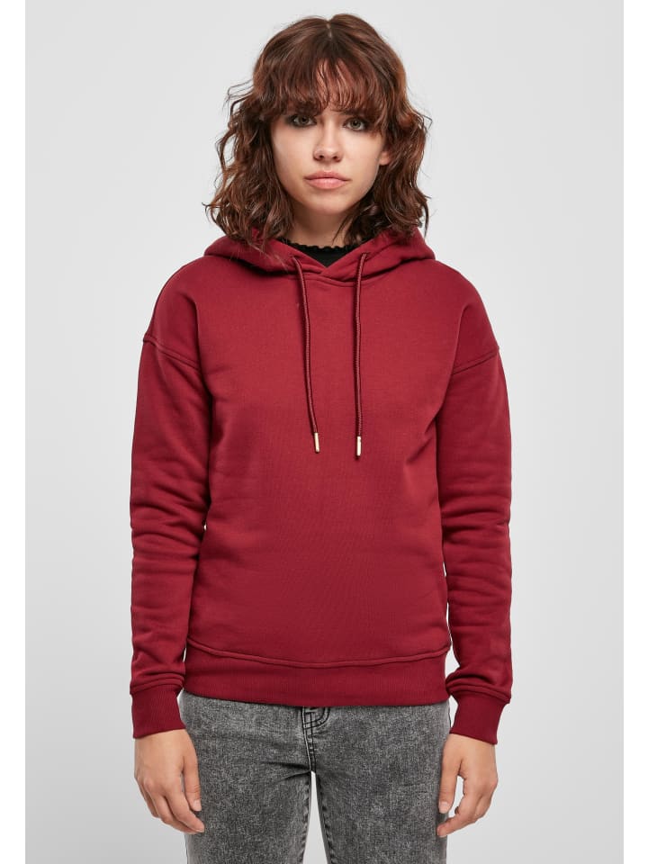 Urban Classics Urban Classics Kapuzenpullover in burgundy günstig kaufen
