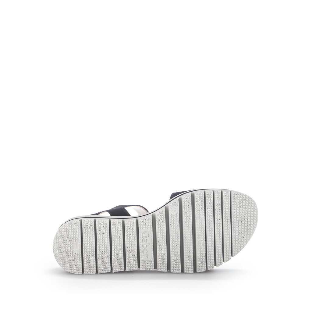 Gabor fashion Plateau Sandale blau