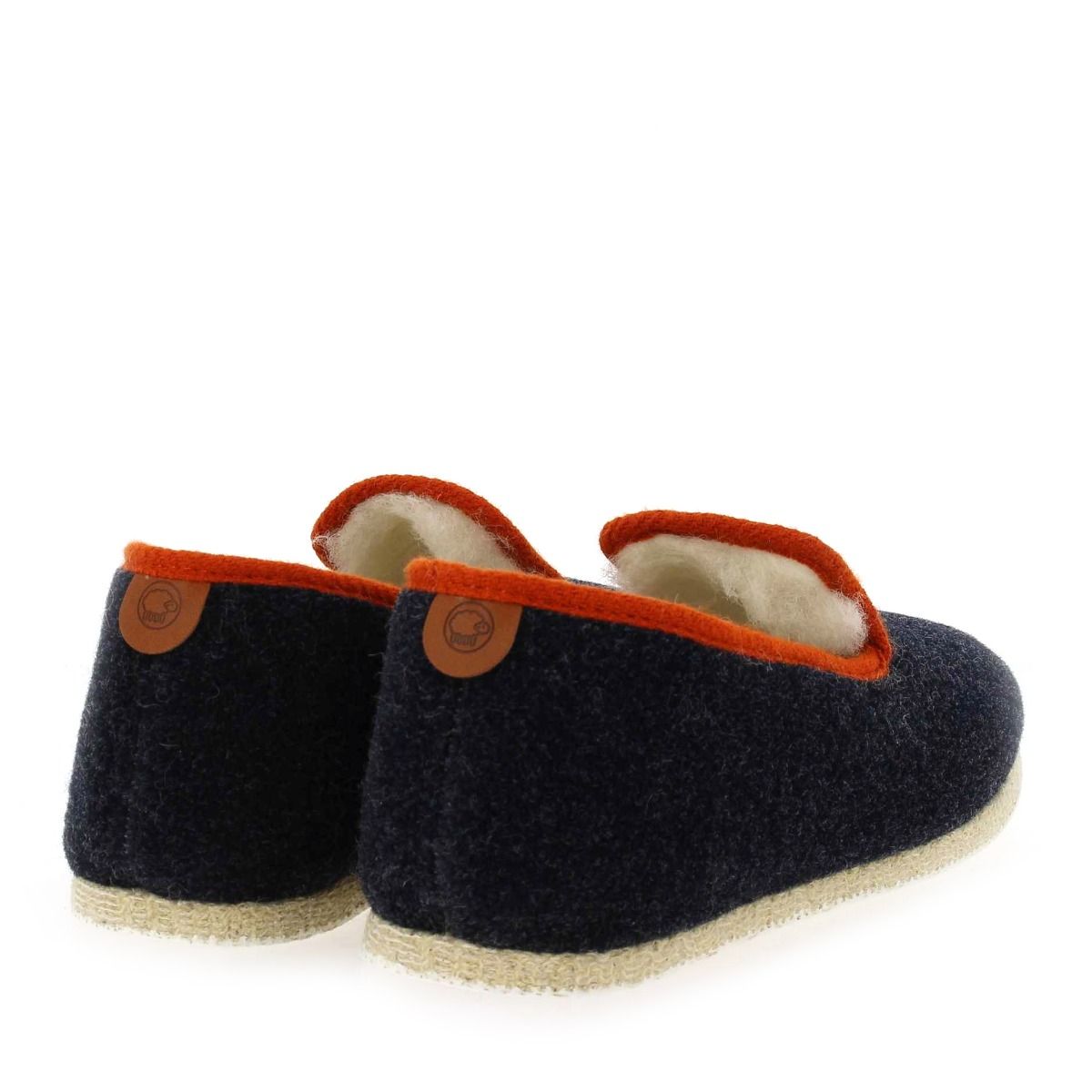 Chausse Mouton  TWEED H22 - Marine orange