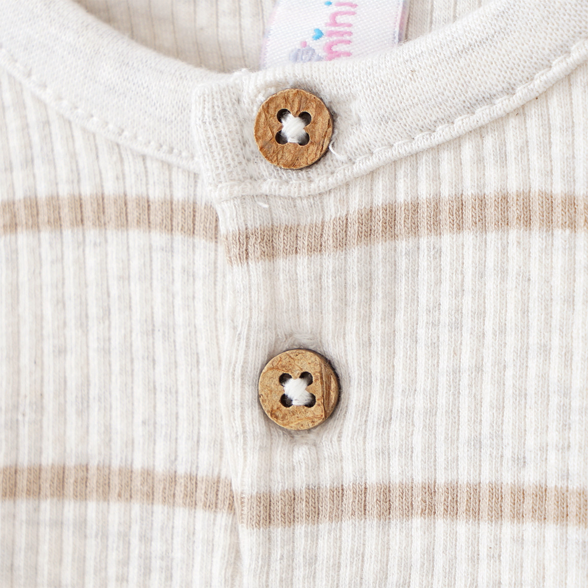 Baby Langarmshirt mit Rippstruktur