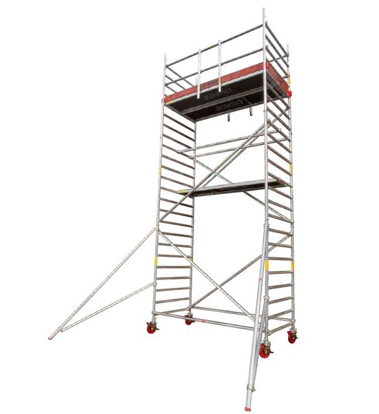 „Little Jumbo 411325053 Jumbo“ riedami pastoliai, platūs, AGR 1,35 x 2,50 platforma / darbo zona 5,3/6,3 m