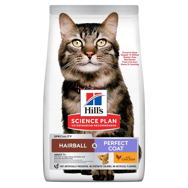 Hill's Science Plan Adult Hairball & Perfect Coat Huhn | bitiba %