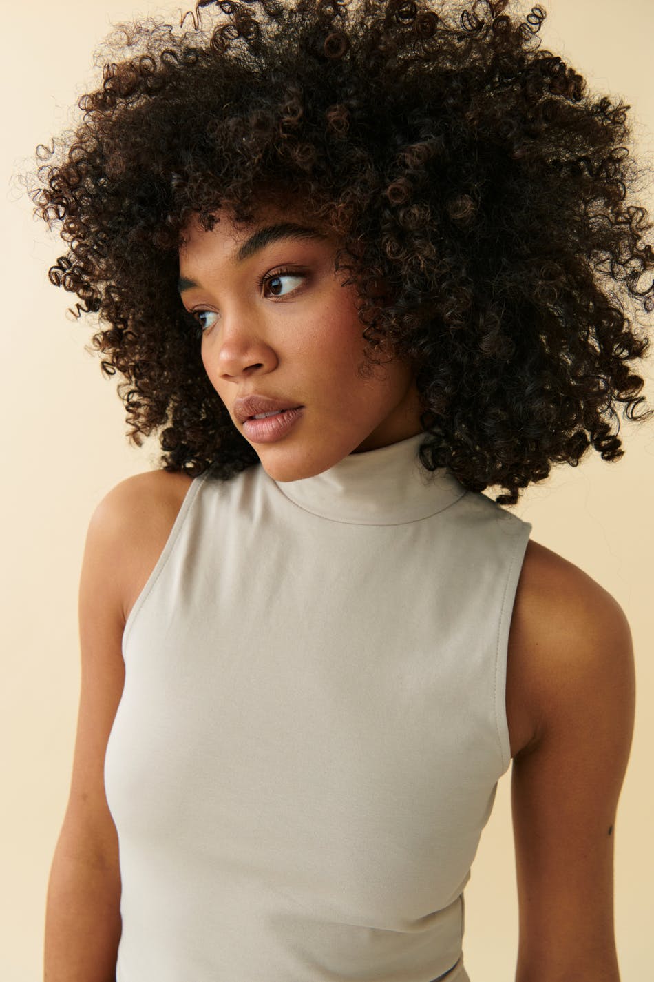 Cropped polo tank