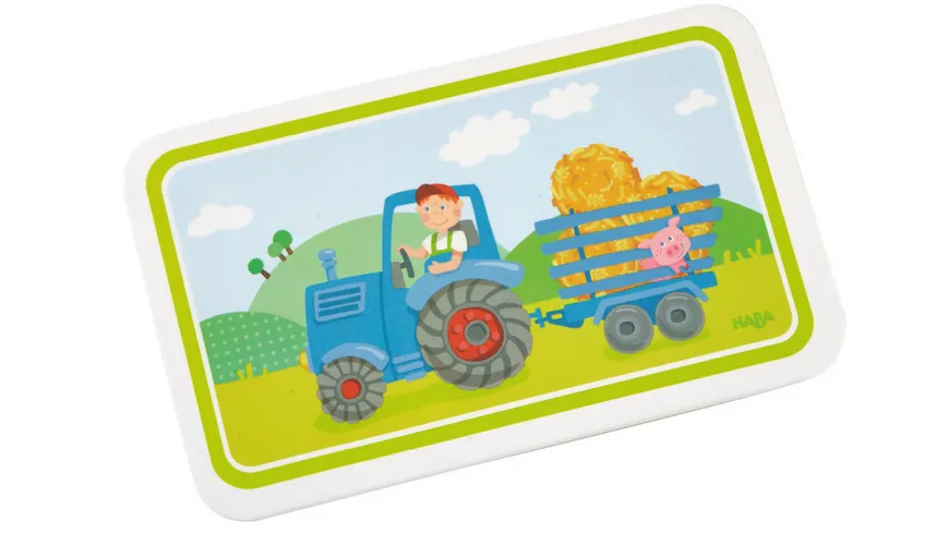 HABA Brettchen Traktor, Kindergeschirr 302816