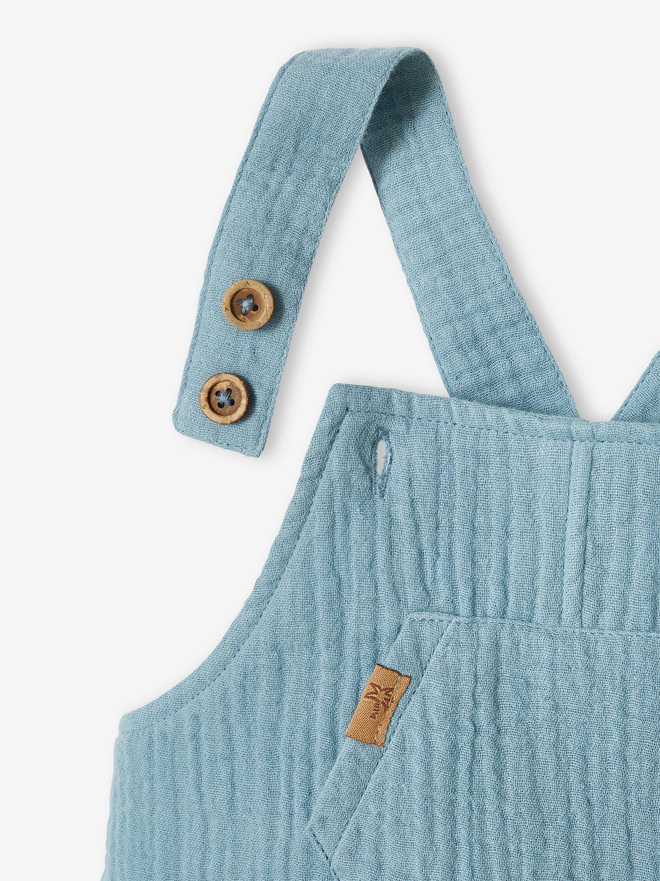 Vertbaudet Baby Latzhose für Neugeborene - bleached