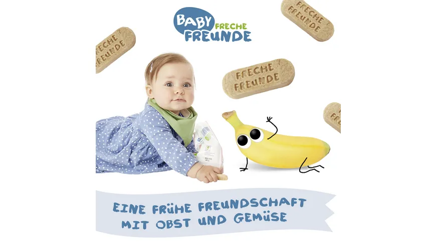Freche Freunde Bio Babykekse Dinkel & Banane 100 g