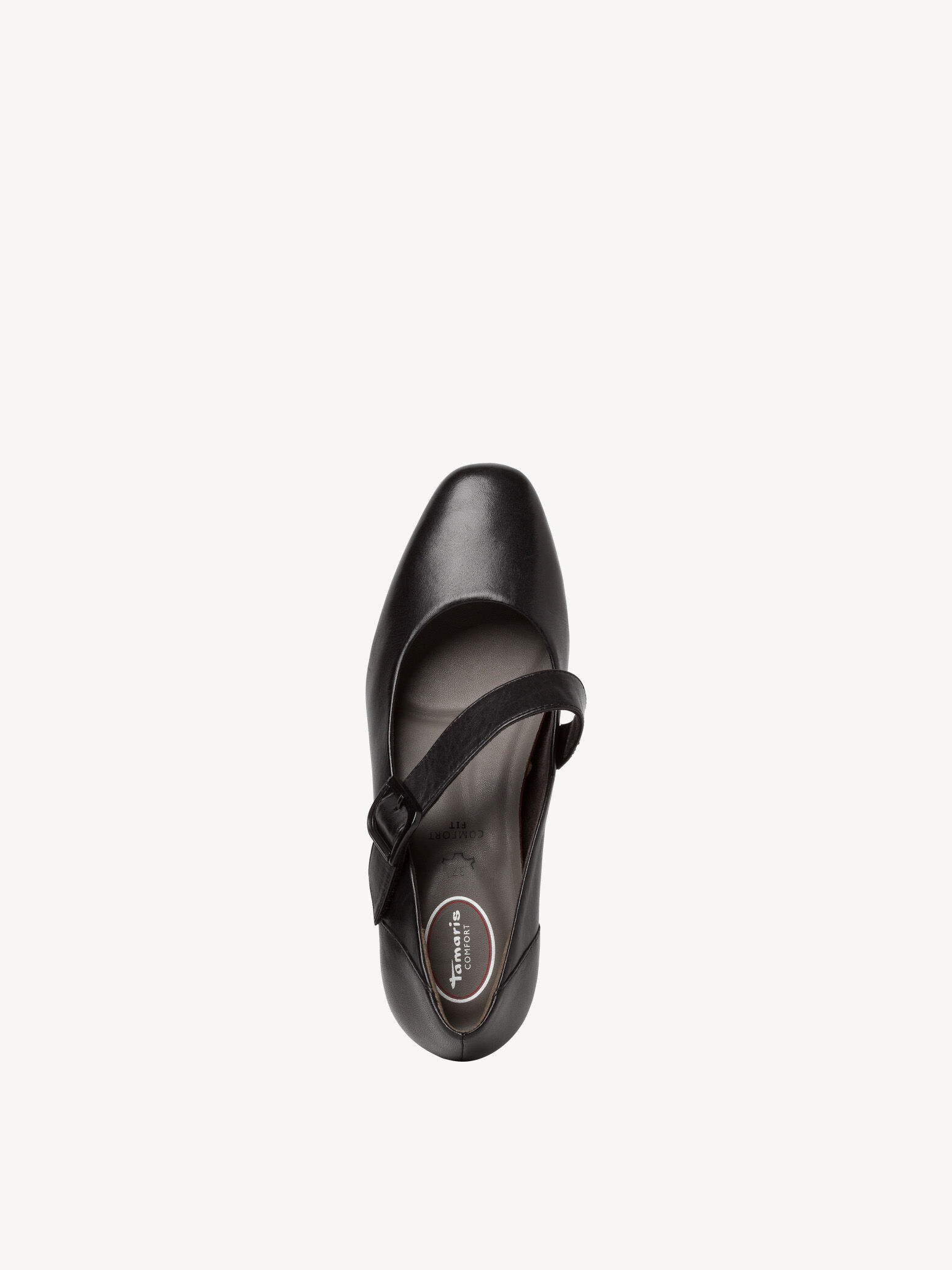 Escarpin en cuir - noir