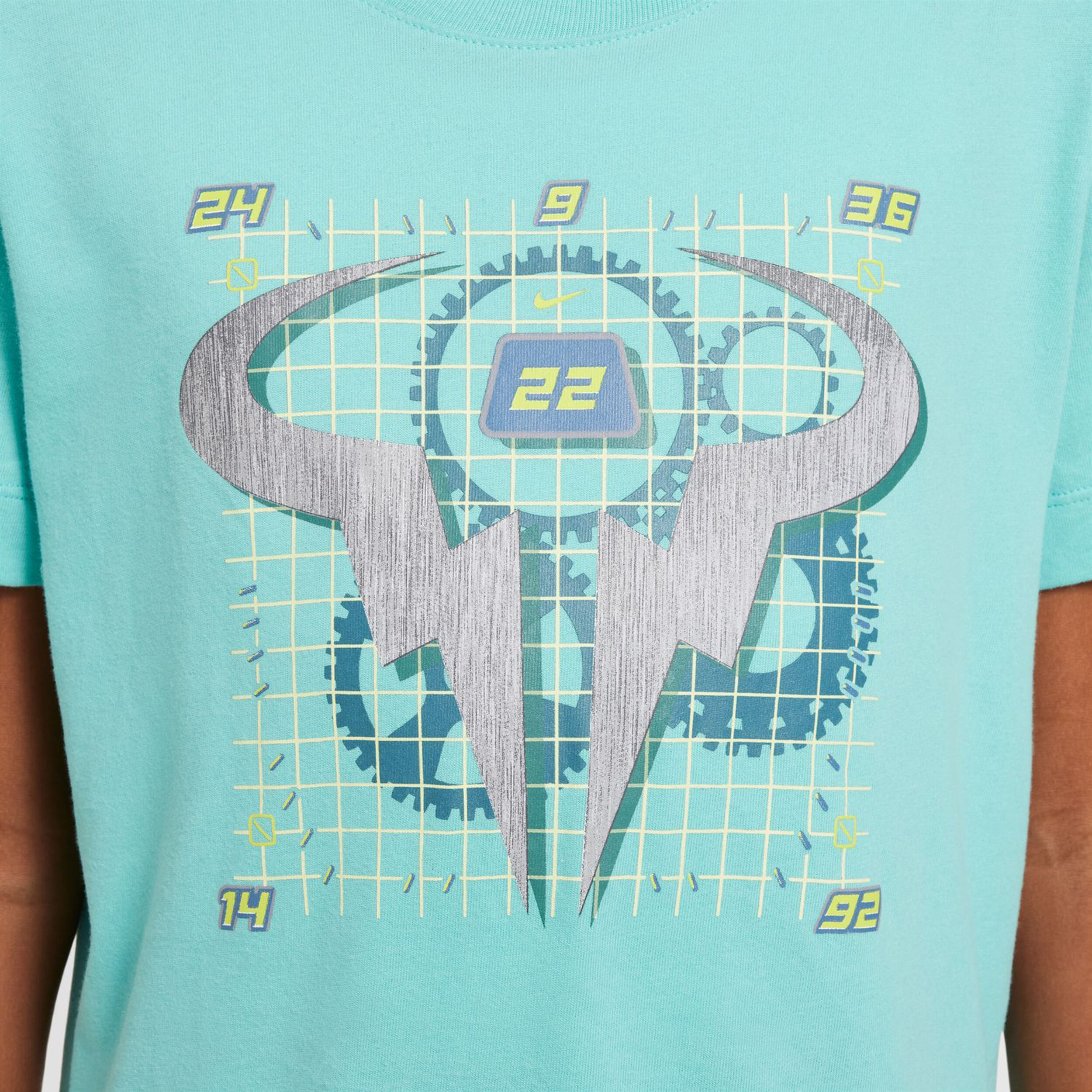 Dri-Fit Rafa T-Shirt Kinder - Türkis