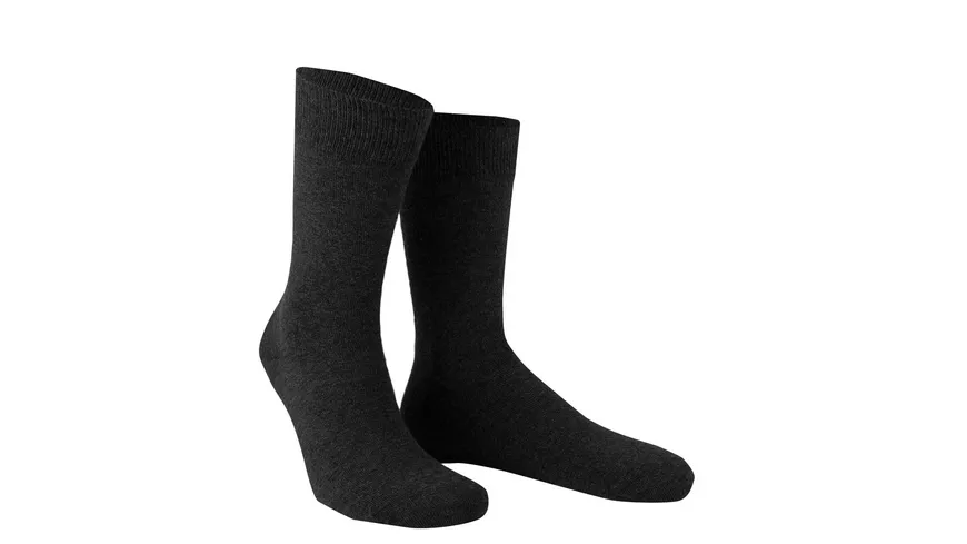 WILOX Herren Socken ORGANIC COTTON schwarz