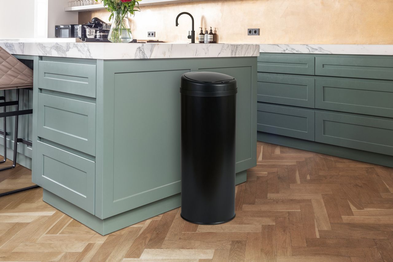 Umuzi Cleaning Mülleimer 50L Rund Schwarz