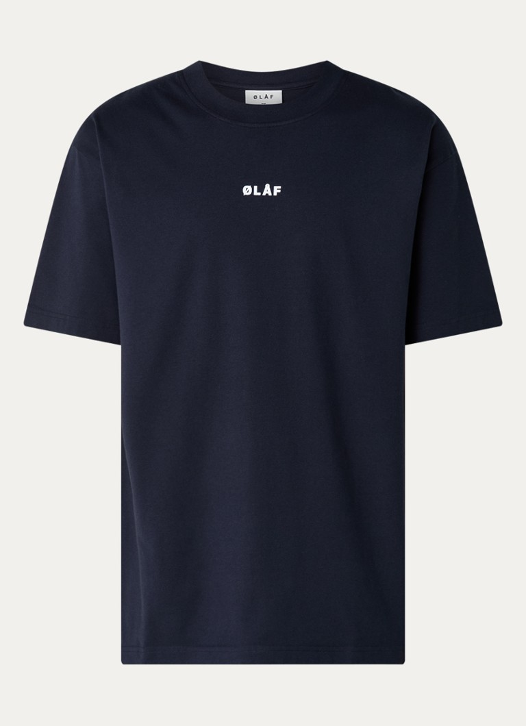 Tricou din bumbac cu sigla OLAF Block