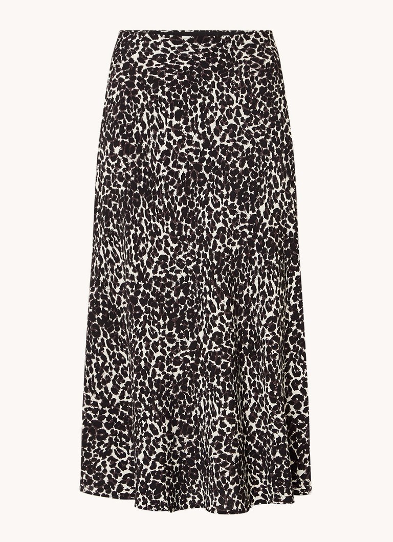 Whistles  ShadowLeopardBiasCutSkirt