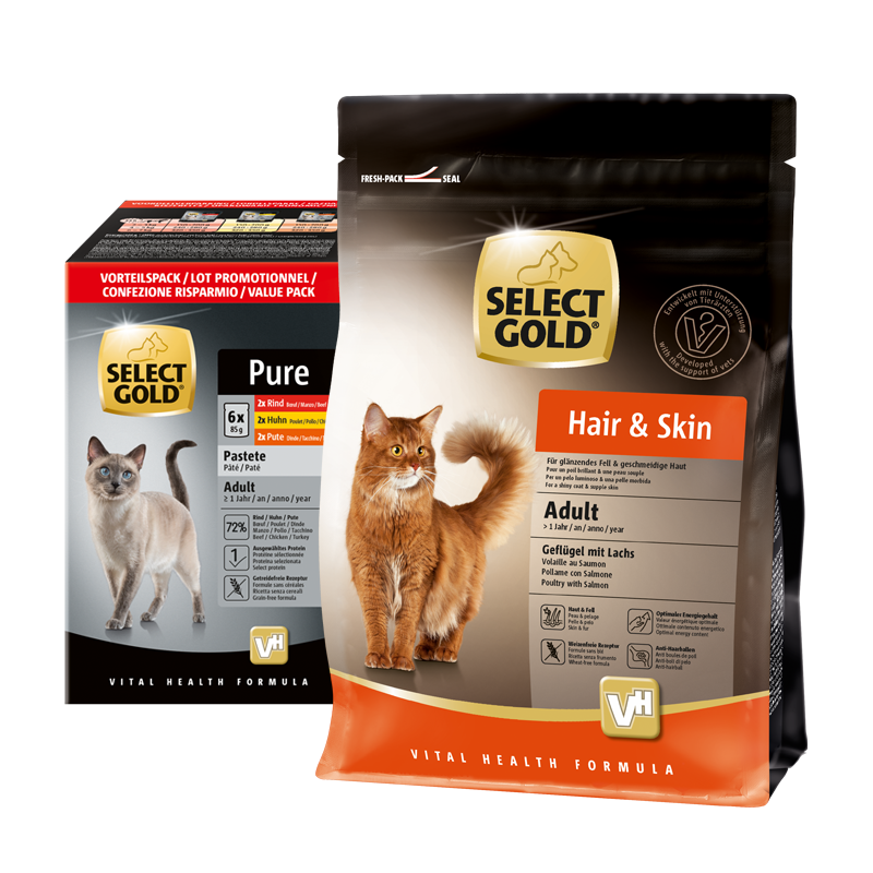 SELECT GOLD Trockenfutter SELECT GOLD Adult Mischfütterungs-Set 2tlg.