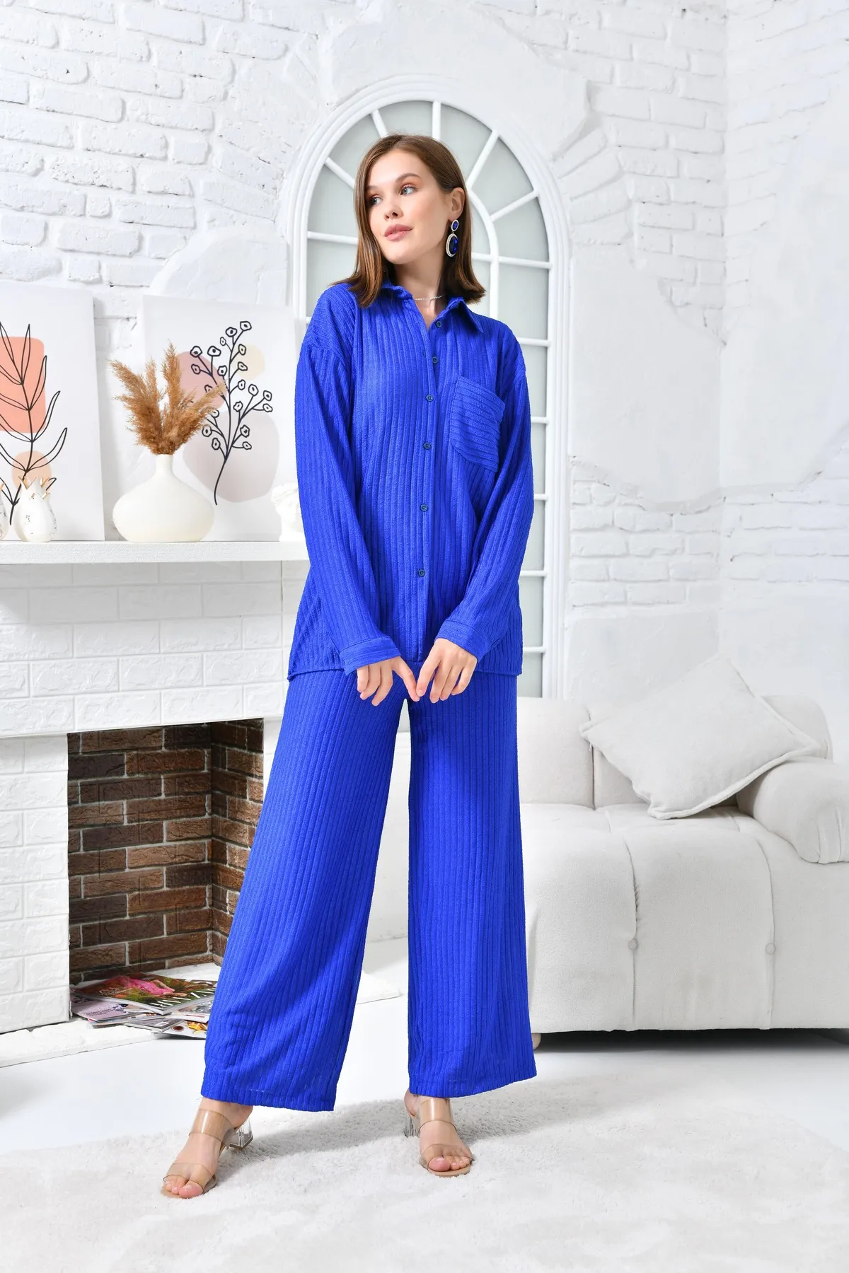 VOLT CLOTHİNG  Zweiteiler - Dunkelblau - Regular Fit