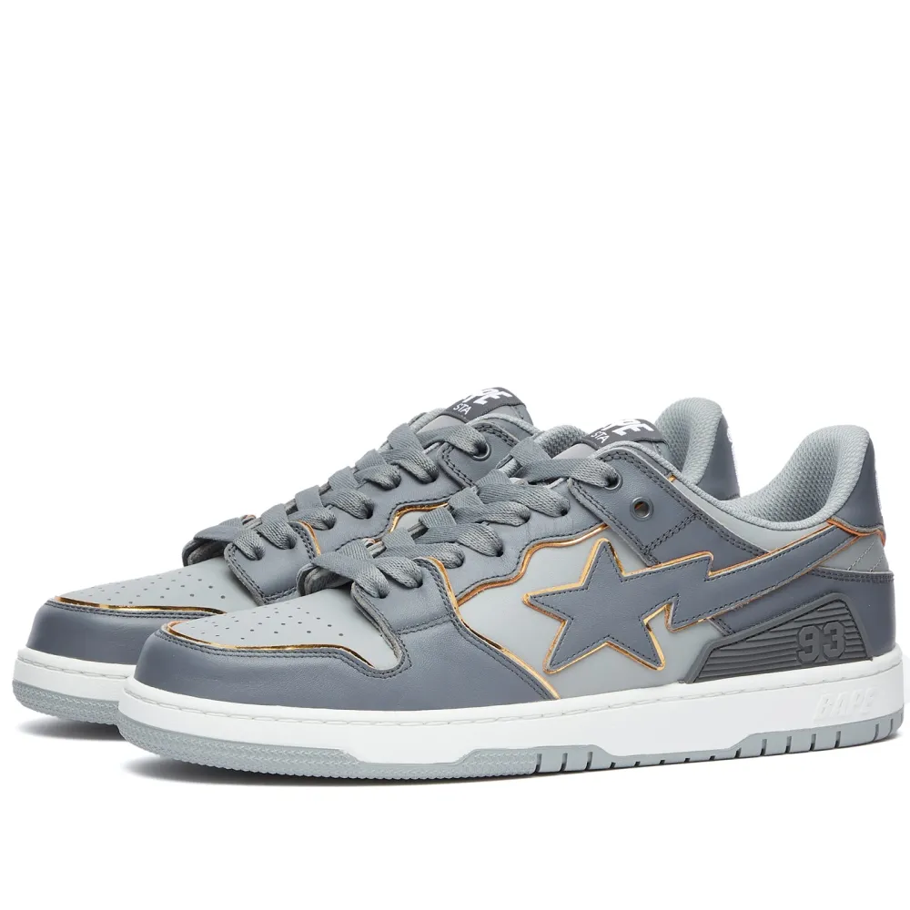 A Bathing Ape Bape Sk8 Sta 3 001FWJ301025IGRA / grau