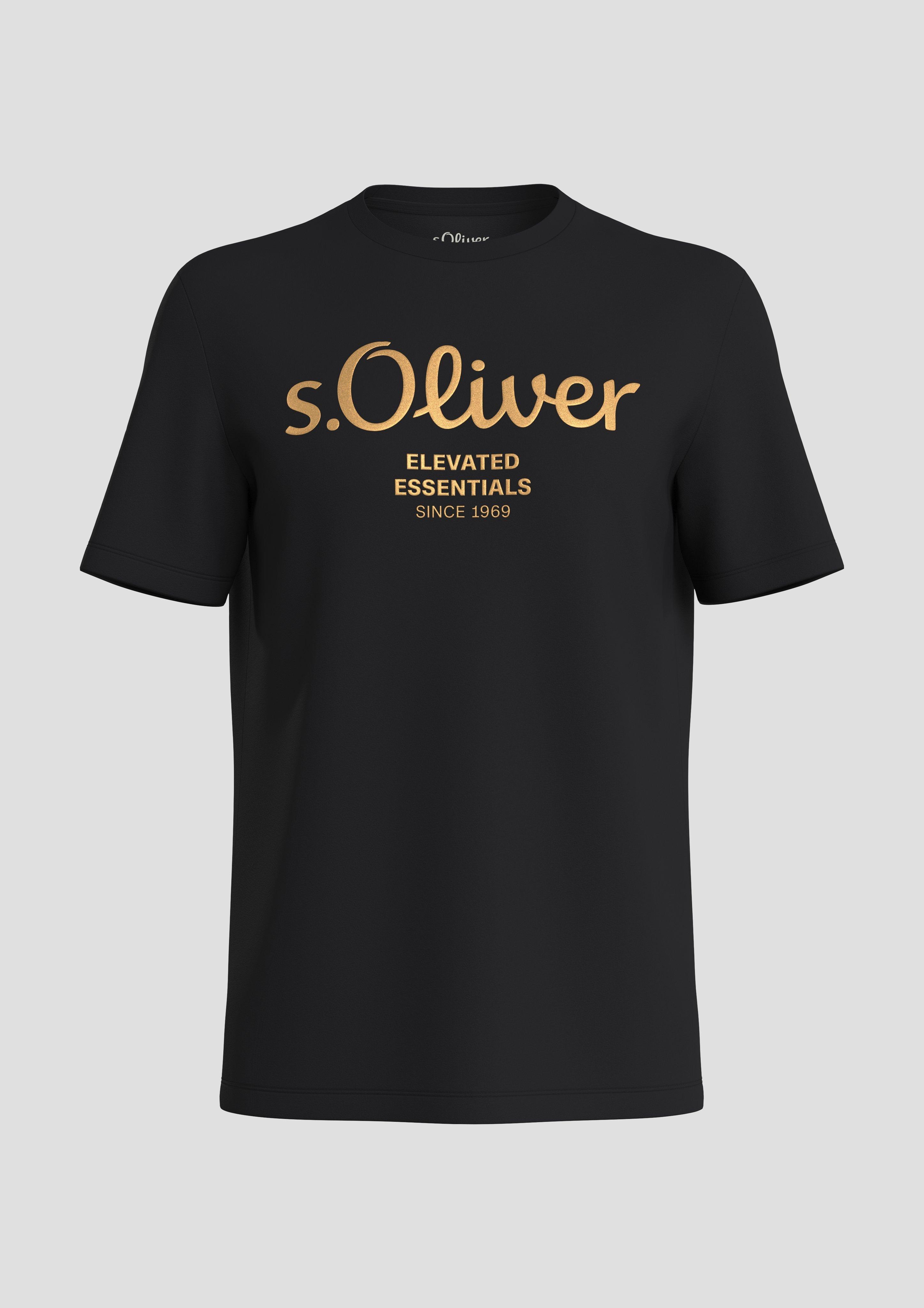 T-Shirt mit Frontprint  2141458-99D2