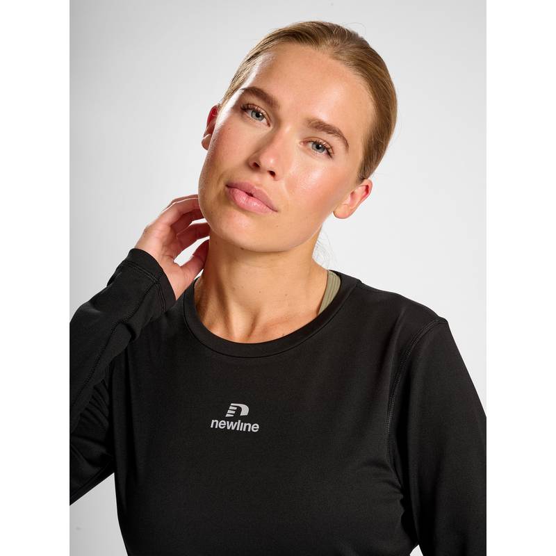 Newline nwlBEAT POLY LS TEE WOMAN T-Shirt Damen
