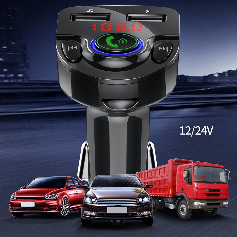 MOOHO Bluetooth®-Sender, Zubehör für FM Transmitter Adapter Bluetooth KFZ