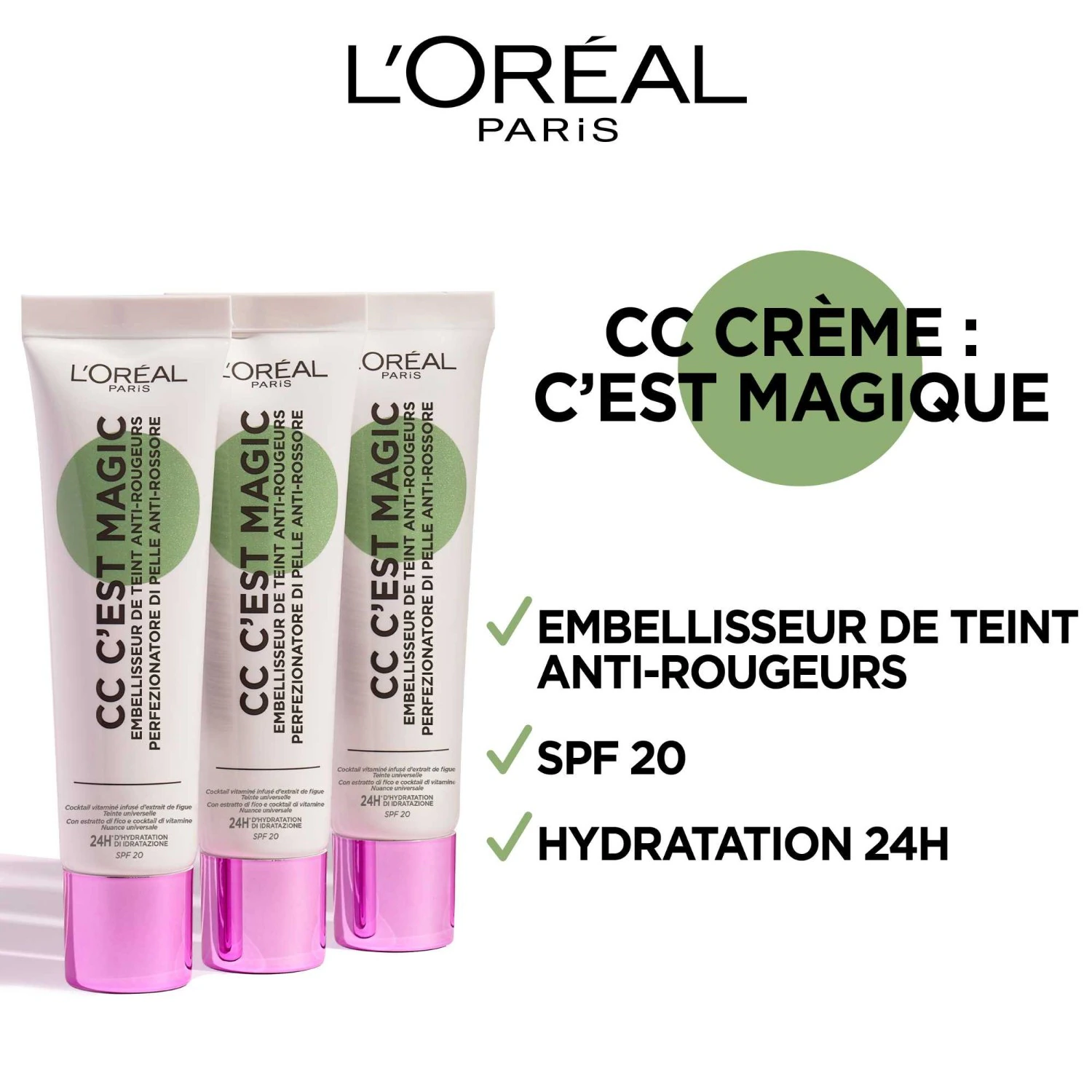 Cremă CC Magic L'Oréal Paris, nuanță universală