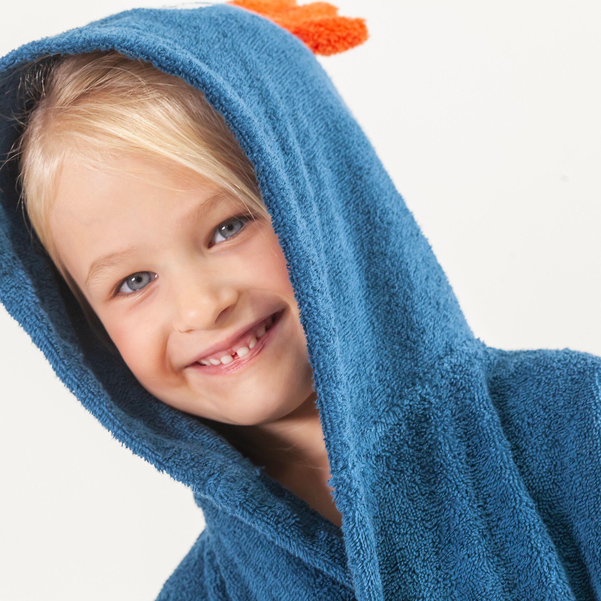 Peignoir de bain enfant Chouki motif chouette éponge coton