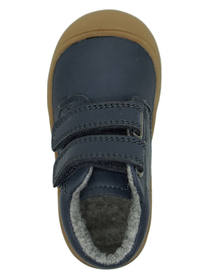 lamino Leder-Sneakers in Dunkelblau günstig kaufen