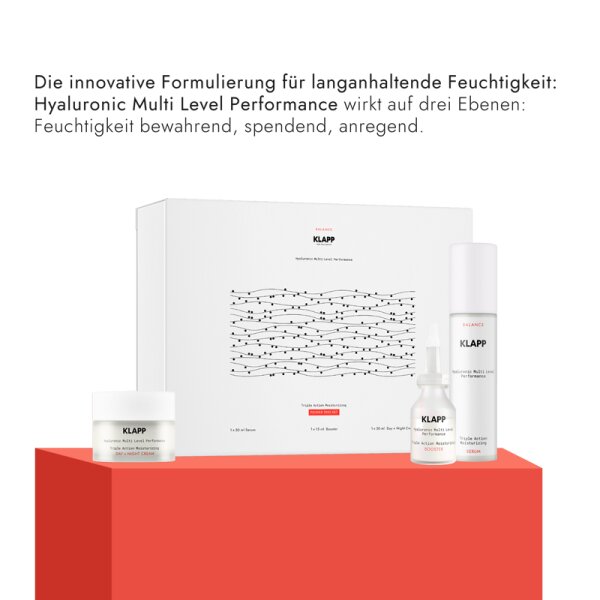 KLAPP Skin Care Science Triple Action Moisturizing Power Trio Set Gesichtspflegeset