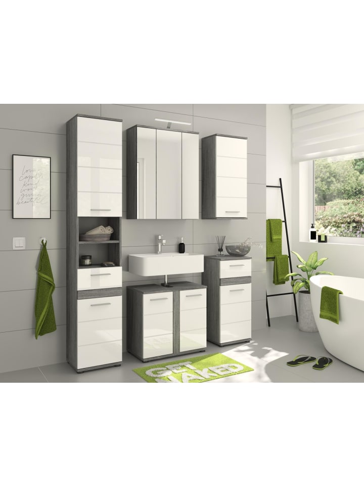 ebuy24 Hochschrank Blake Weiß 35 x 31 cm günstig kaufen onesize