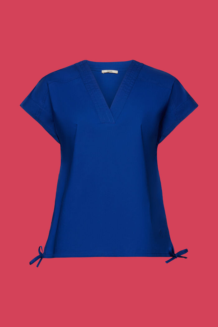 Ärmellose Bluse, 100 % Baumwolle