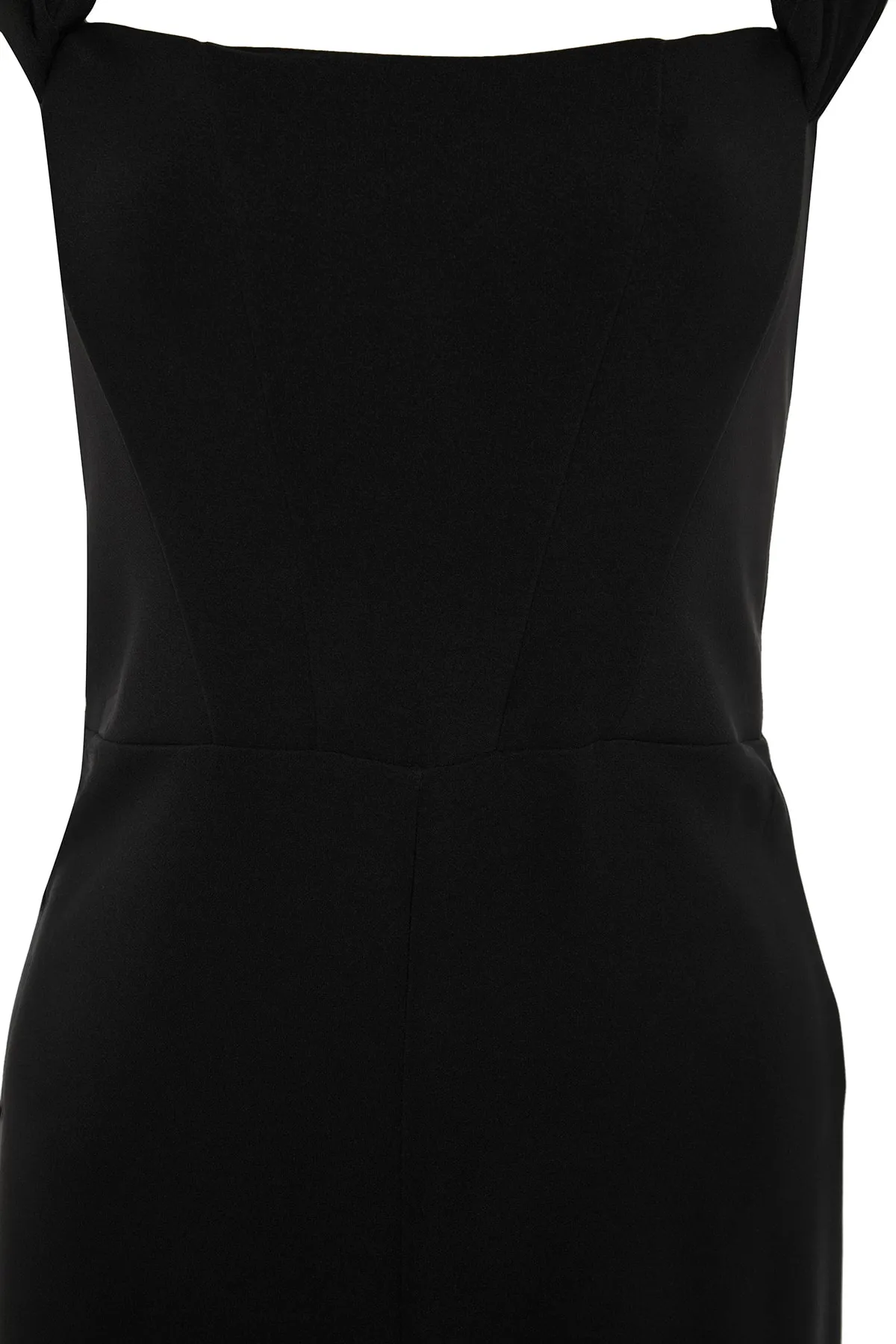 Trendyol Collection  Schwarzer gefütterter gewebter Overall TPRSS22TU0070