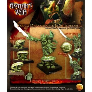 Goblin King & Grotling Shield Bearers