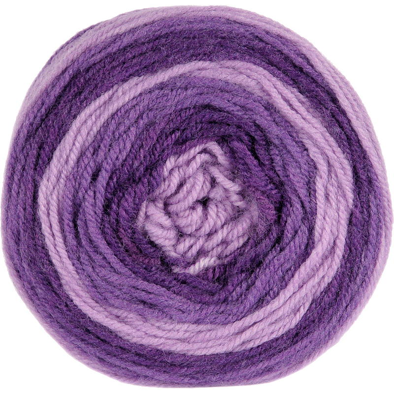Trysil Garn Crazy Wool multi lilla/blå