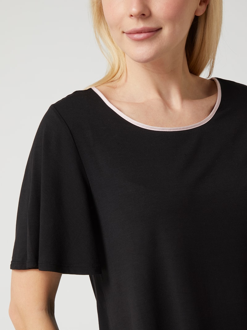 Pyjama mit Stretch-Anteil in schwarz