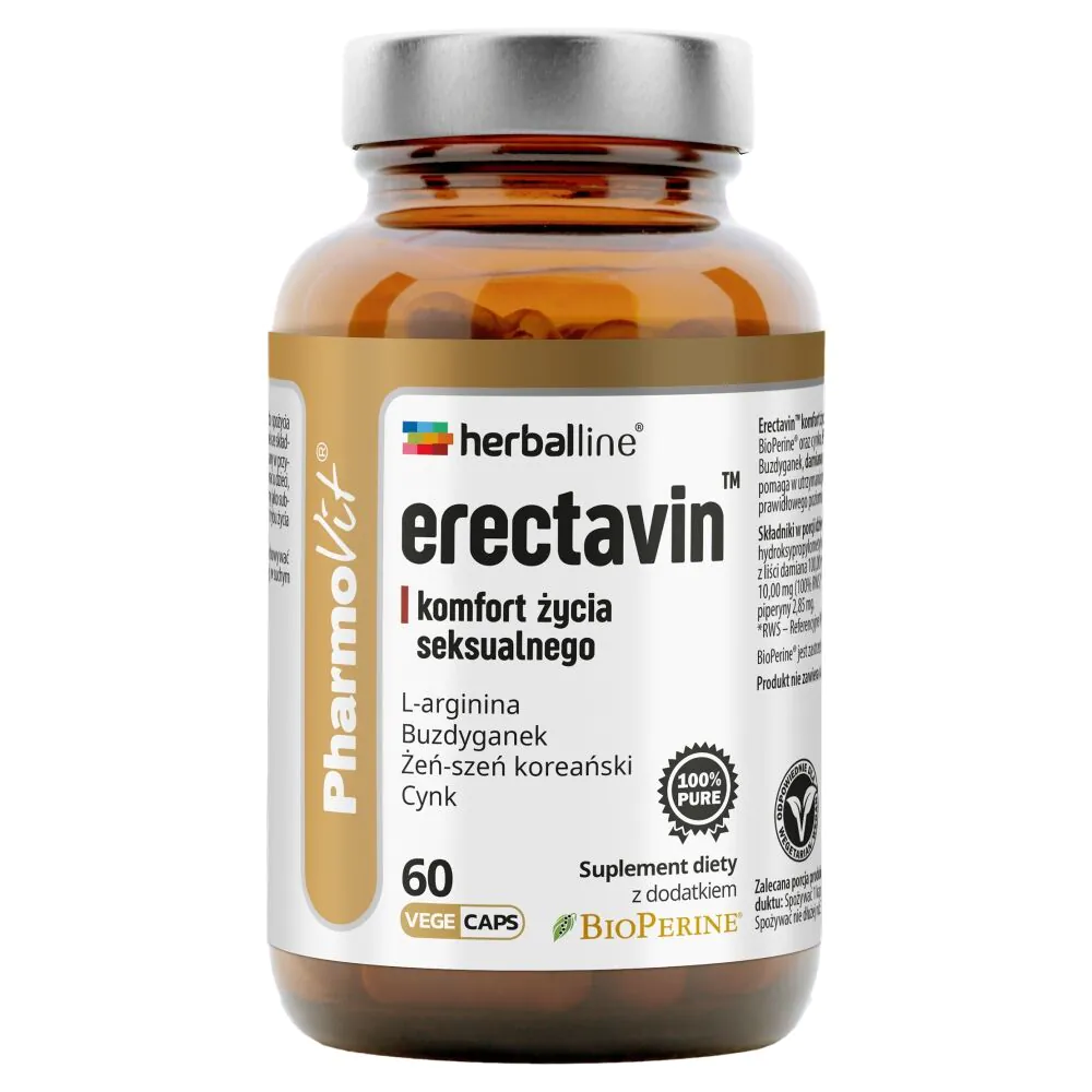 PharmoVit Herballine Erectavin Komfort i sexlivet Urtekapsler
