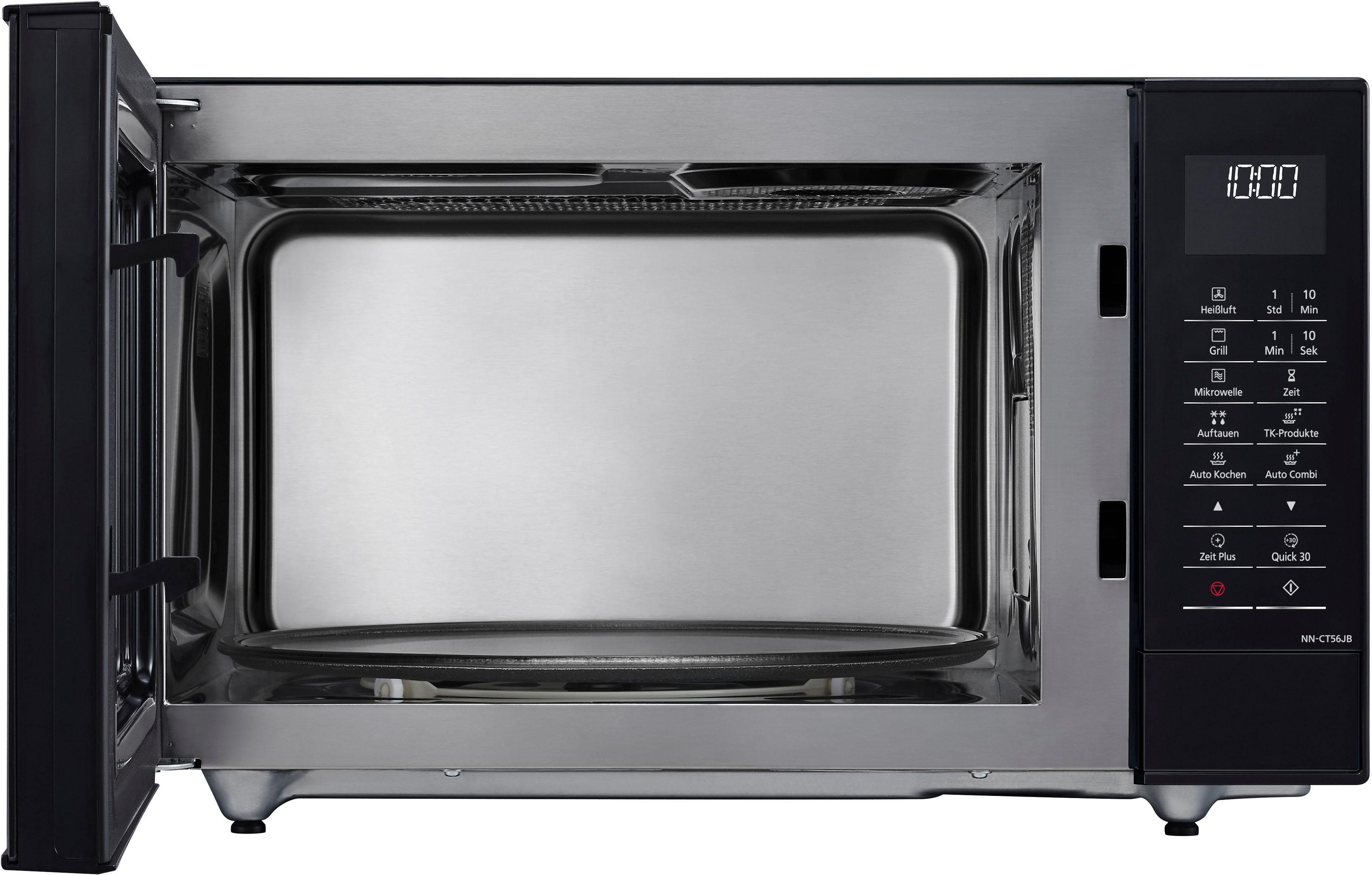 Panasonic Mikrowelle NN-CT56JBGPG, Grill und Heißluft, 27 l
