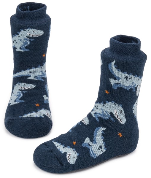 Ewers ~ Stoppersocke SoftStep ~ Dino blau