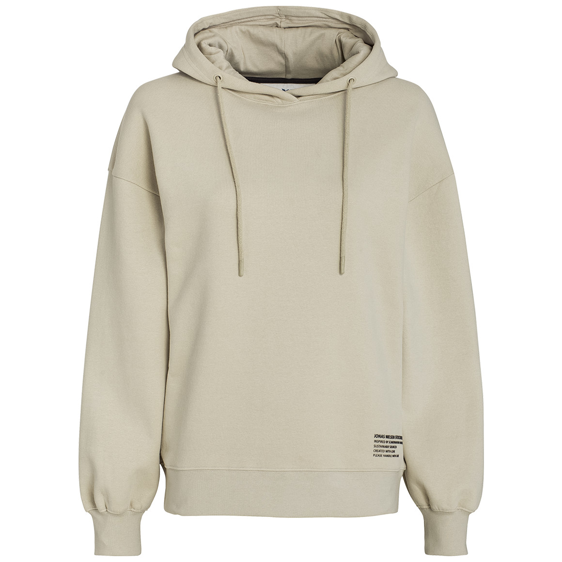 Damen Hoodie mit gummierten Schriftzug