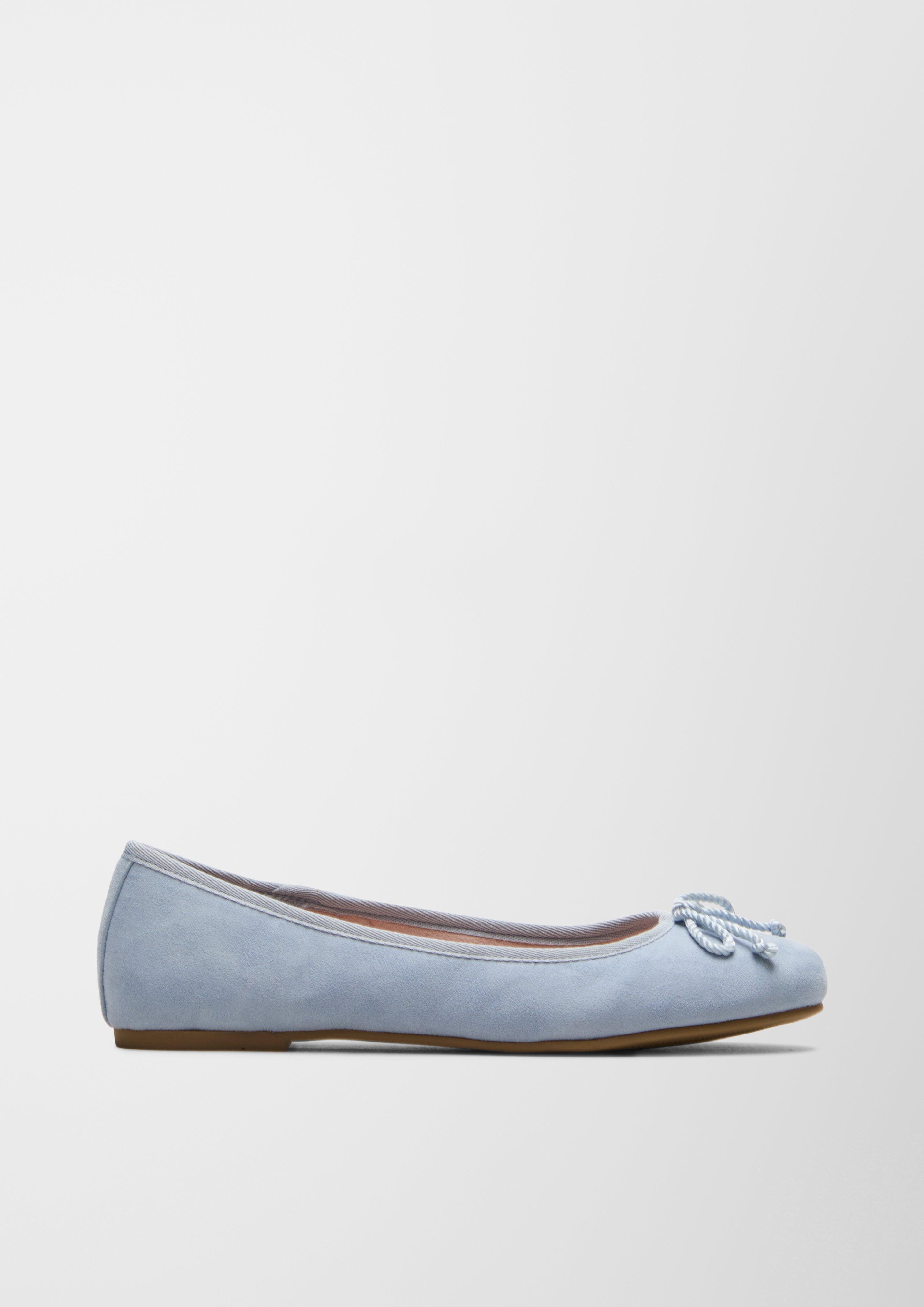 Ballerinas aus Lederimitat  6007387-804