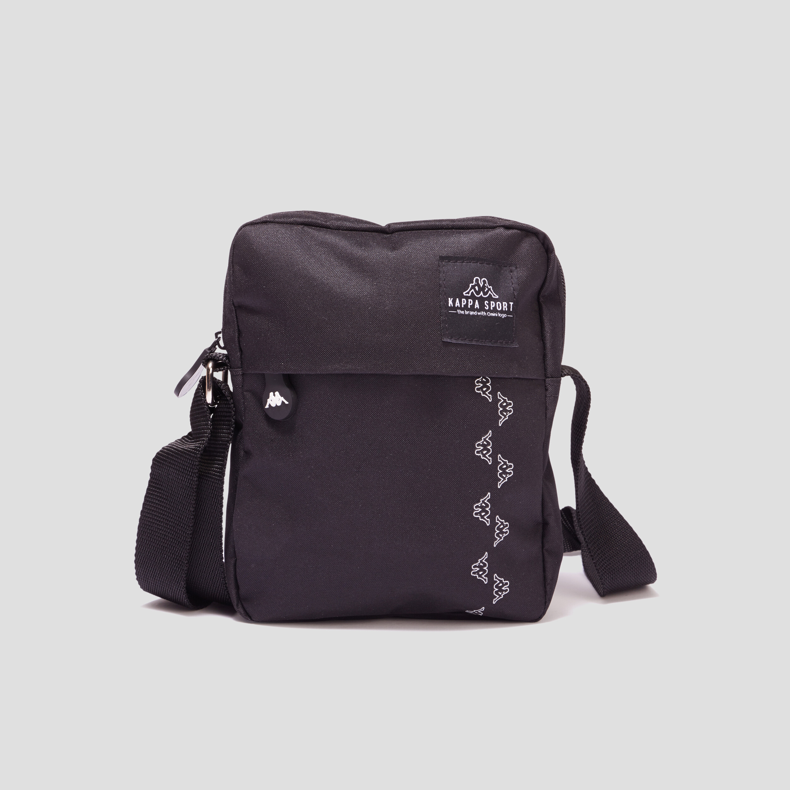 Sacoche en bandoulière Kappa noir homme | La Halle