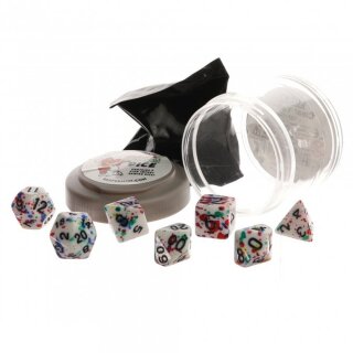 Lucky Dice Set - Rainbow Paint (7)