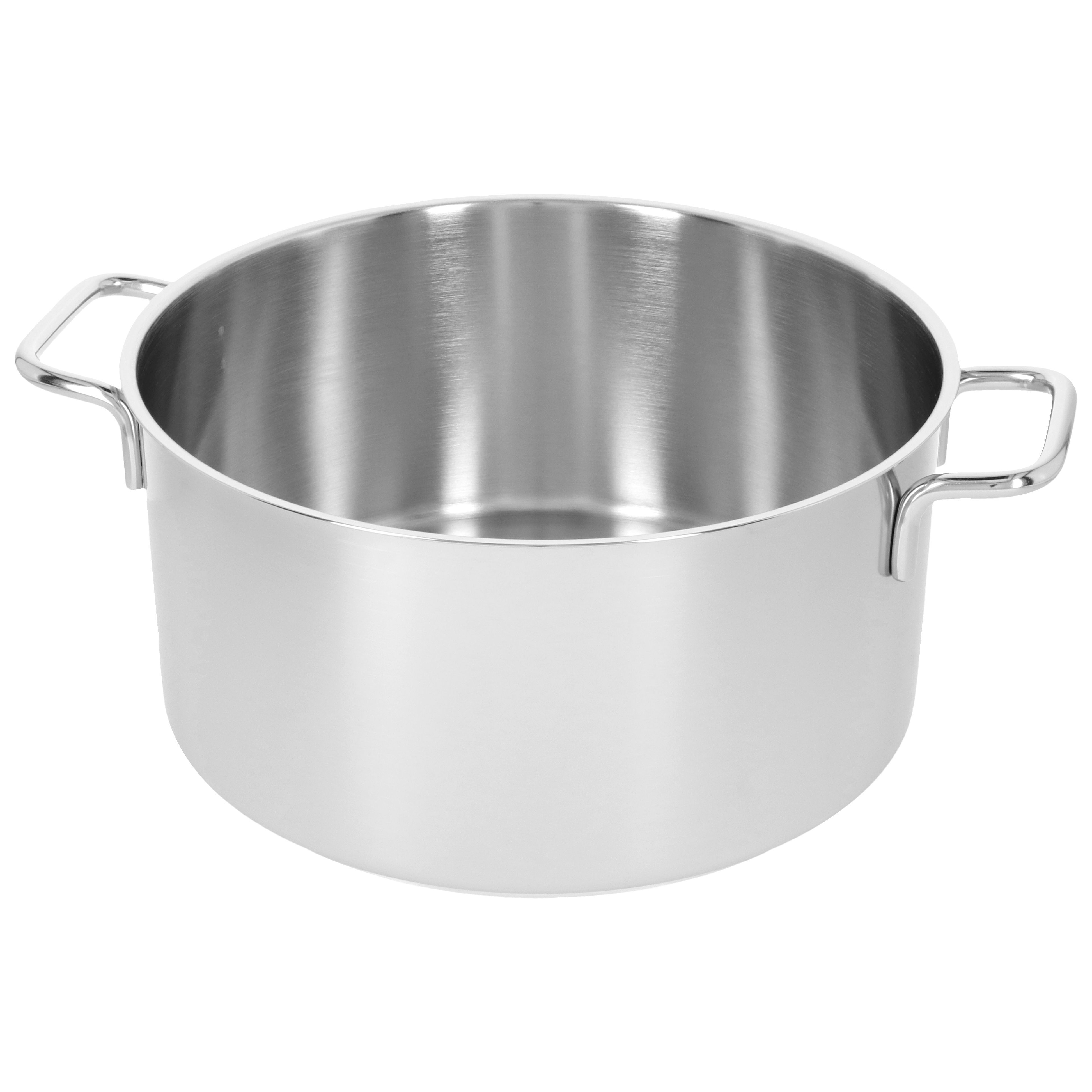 Bratentopf ohne Deckel 24 cm, 18/10 Edelstahl