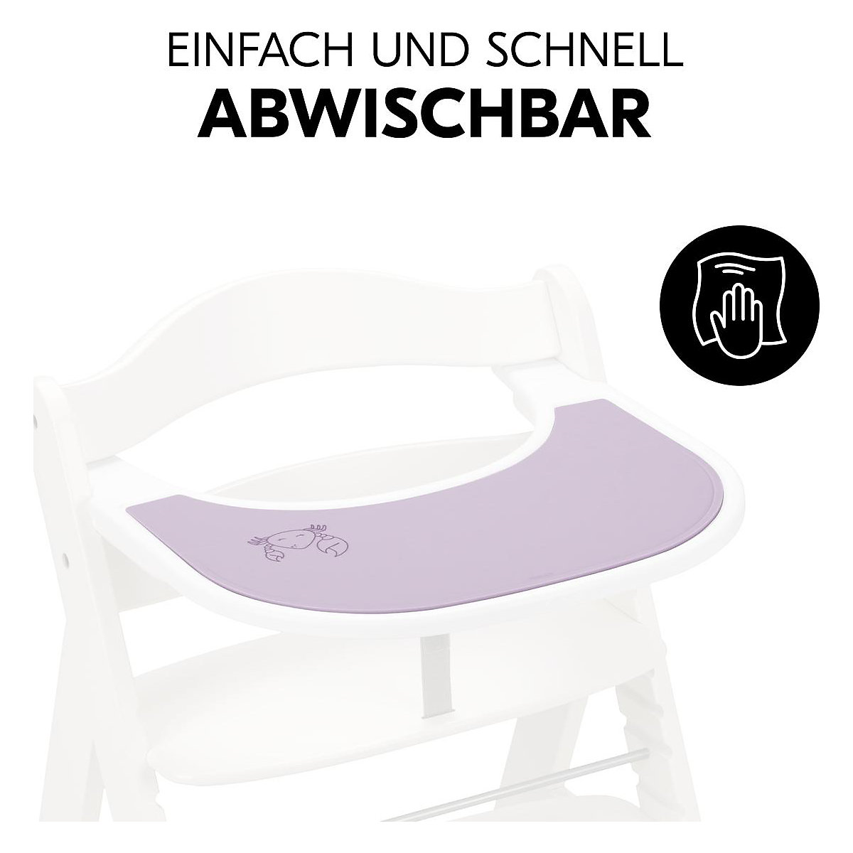 Kinder-Silikon-Platzdeckchen, Crab Lavender