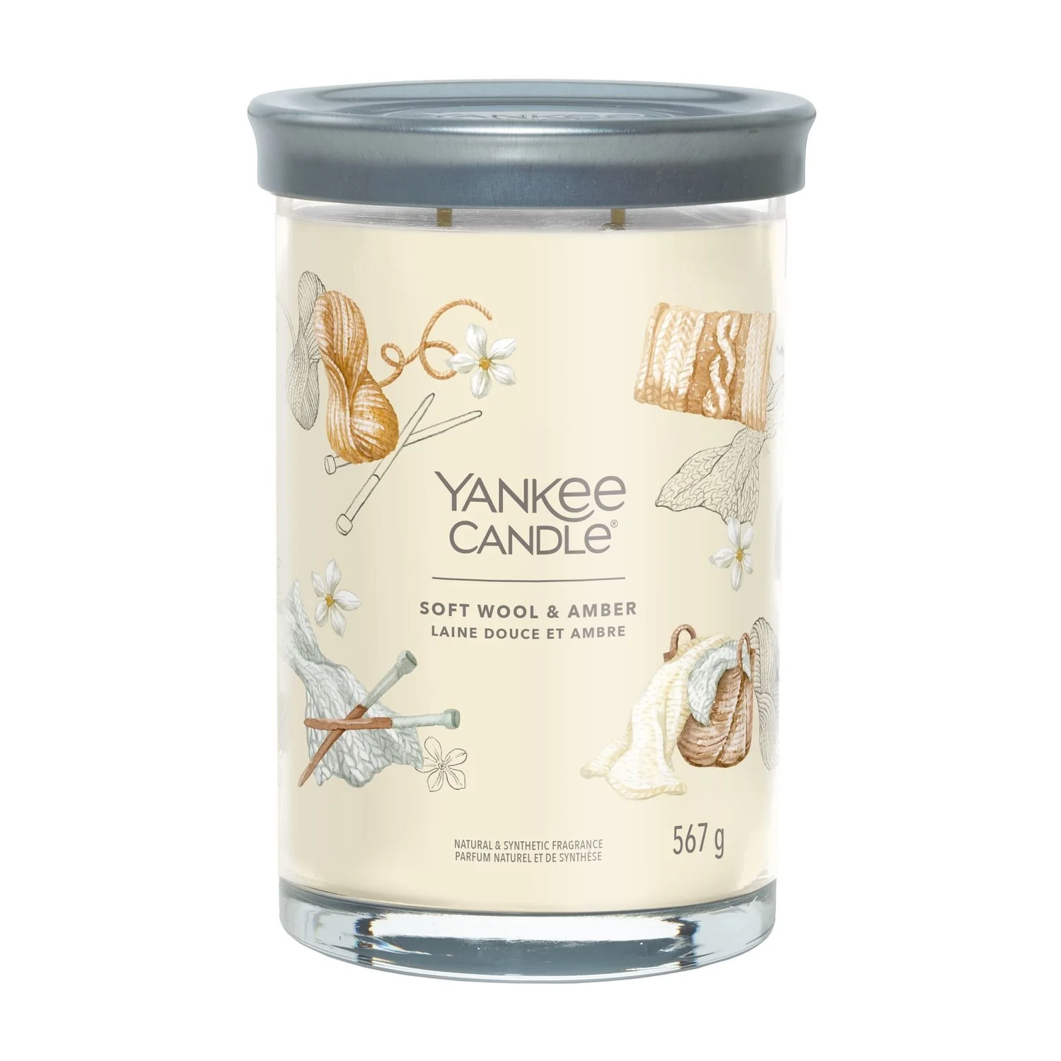 Мирисне свеће Signature Tumbler Candles од меке вуне и ћилибара