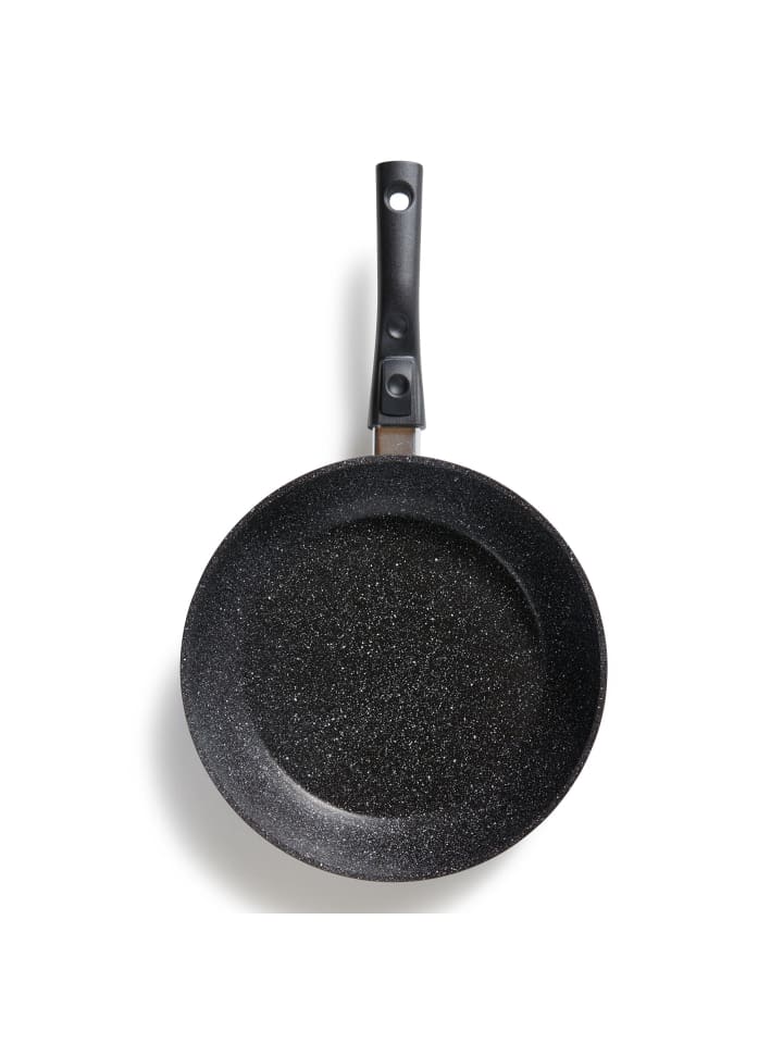 Stoneline Schmorpfanne mit abnehmbarem Griff | ohne Deckel in Anthrazit | 28cm günstig kaufen Ø 28 cm